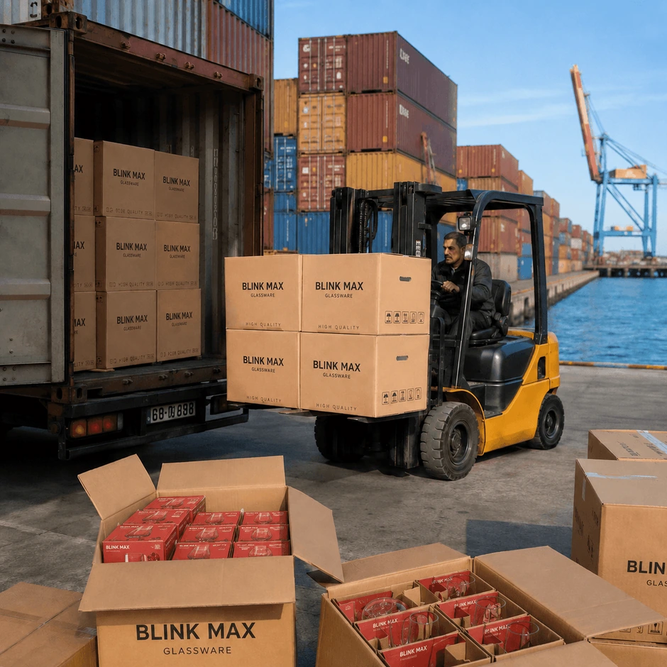 واردات ظروف بلینک مکس و تخلیه کانتینر