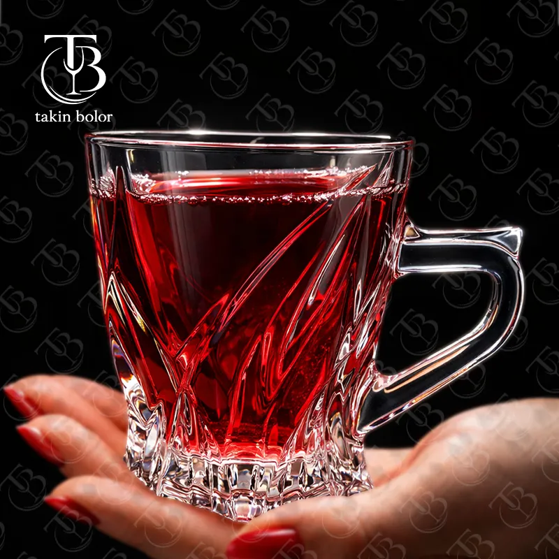شربت خوری شیشه ای از جنس بلور مدل KTZB104 از برند بلینک مکس