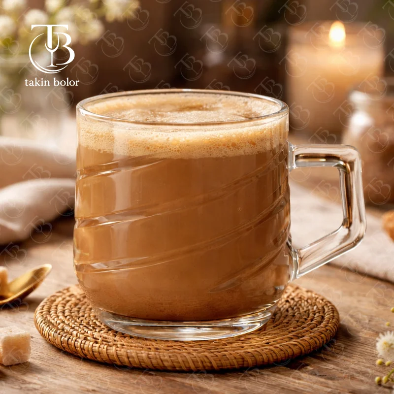 شربت خوری شیشه ای از جنس بلور مدل KTZB108-1 از برند بلینک مکس