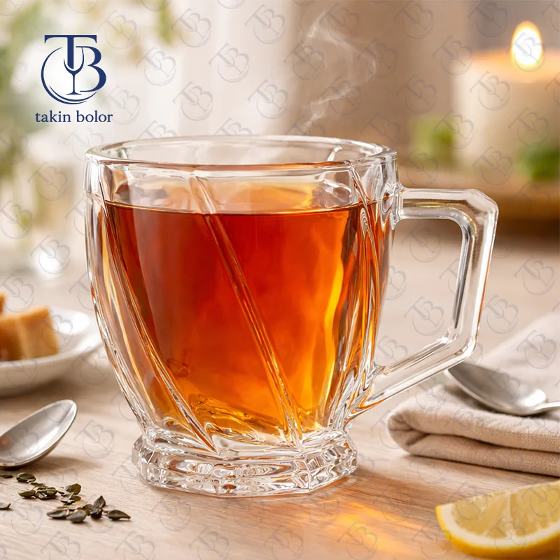 شربت خوری شیشه ای از جنس بلور مدل KTZB125 از برند بلینک مکس