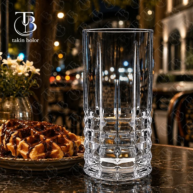 شربت خوری شیشه ای از جنس بلور مدل KTY6231b از برند بلینک مکس