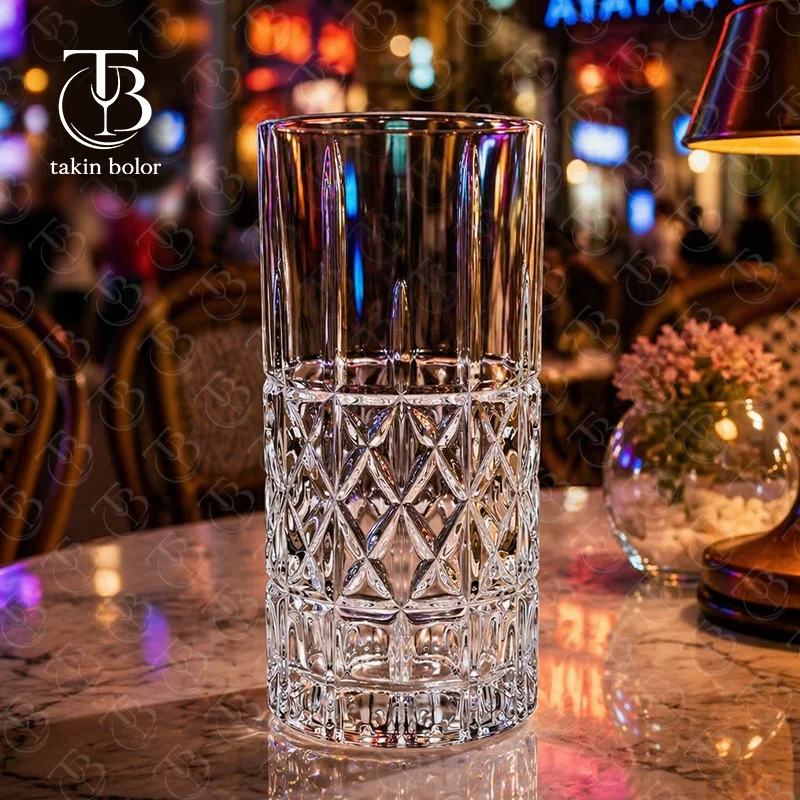 شربت خوری شیشه ای از جنس بلور مدل KTY6231c از برند بلینک مکس