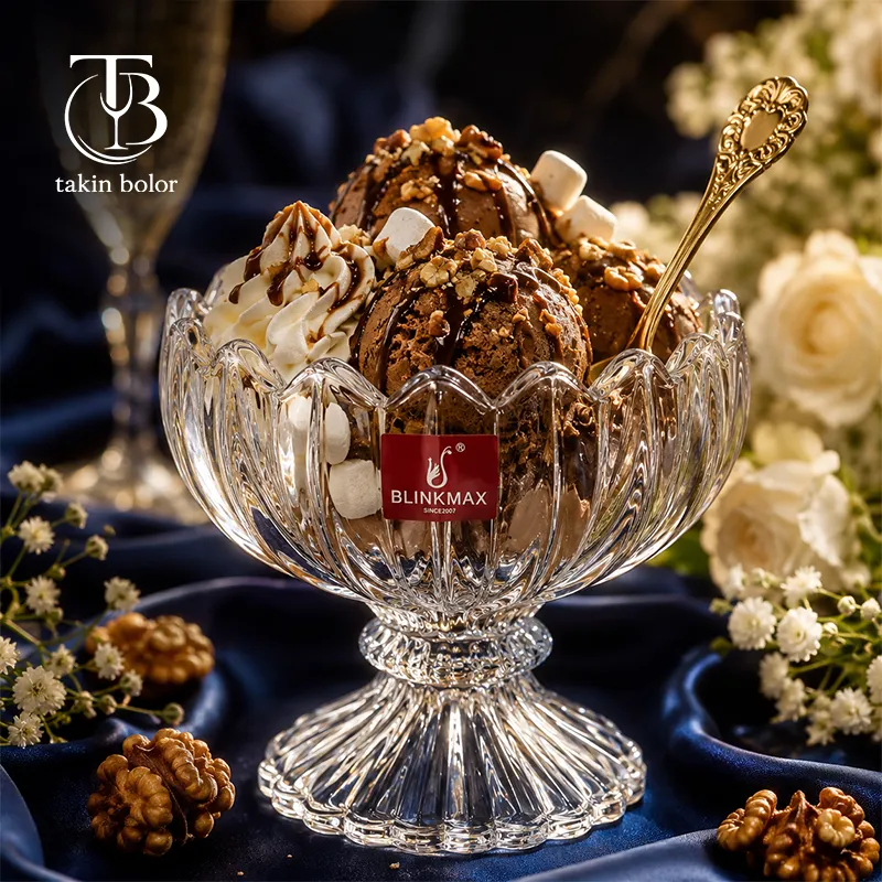 قندان شیشه ای از جنس بلور از برند بلینک مکس
