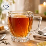 فنجان شیشه ای لب طلا از جنس بلور