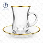 فنجان نعلبکی بلینک مکس - مدل KTZB11 - لب طلا - Image 2