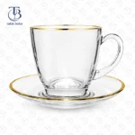 فنجان نعلبکی بلینک مکس – مدل KTZB47 - لب طلا - Image 2