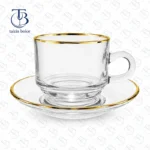 فنجان نعلبکی بلینک مکس – مدل KTZB58 - لب طلا - Image 2