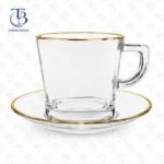 فنجان نعلبکی بلینک مکس – مدل KTZB89 - لب طلا - Image 2