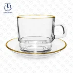 فنجان نعلبکی بلینک مکس – مدل KTZB92 - لب طلا - Image 2
