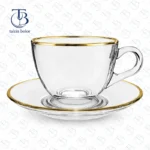 فنجان نعلبکی بلینک مکس – مدل KTZB96 - لب طلا - Image 2