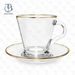 فنجان نعلبکی بلینک مکس – مدل KTZB98 - لب طلا - Image 2